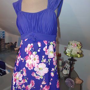 Wantdo 12-14 Floral Full Piece Bathing Suit